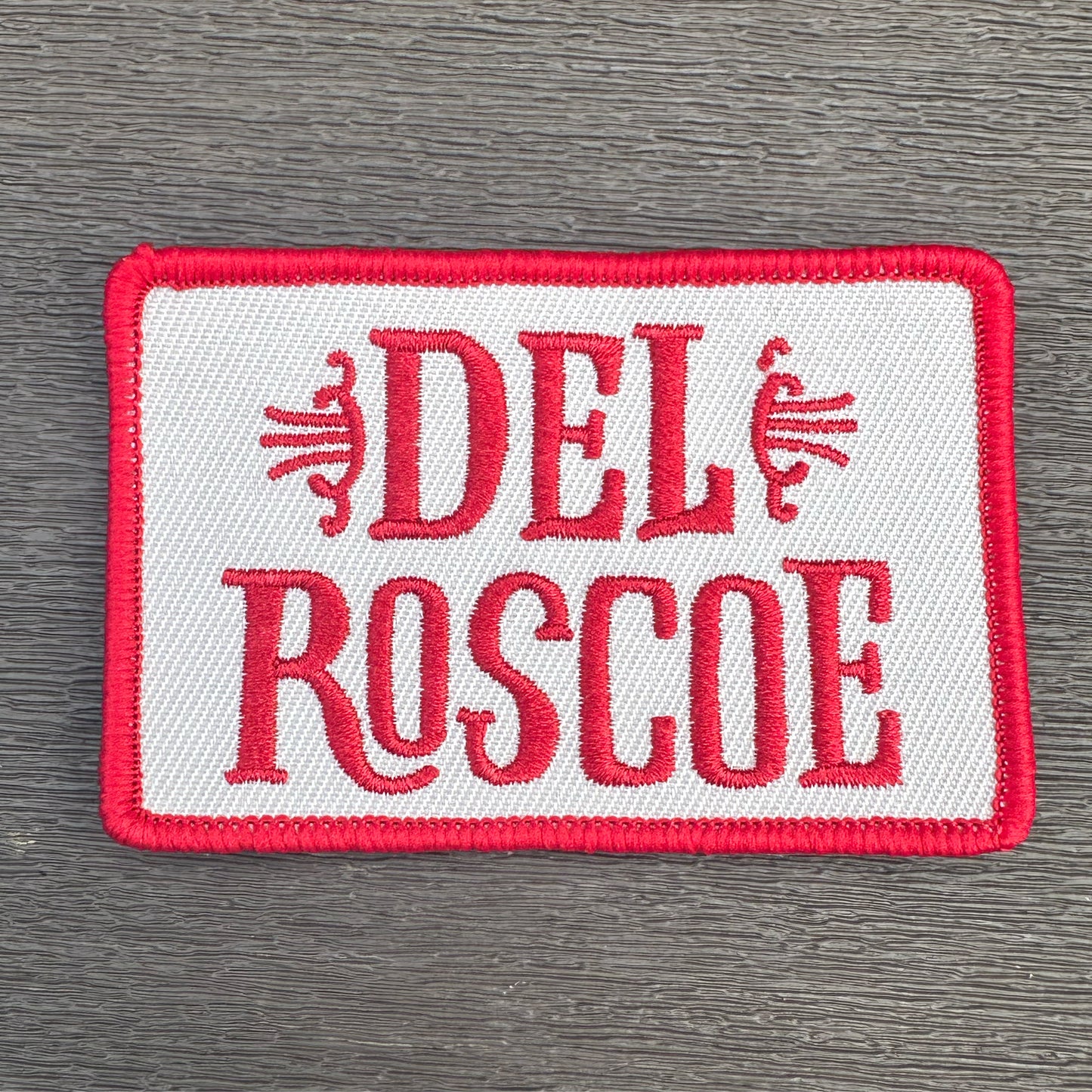 Del Roscoe Embroidered Patch