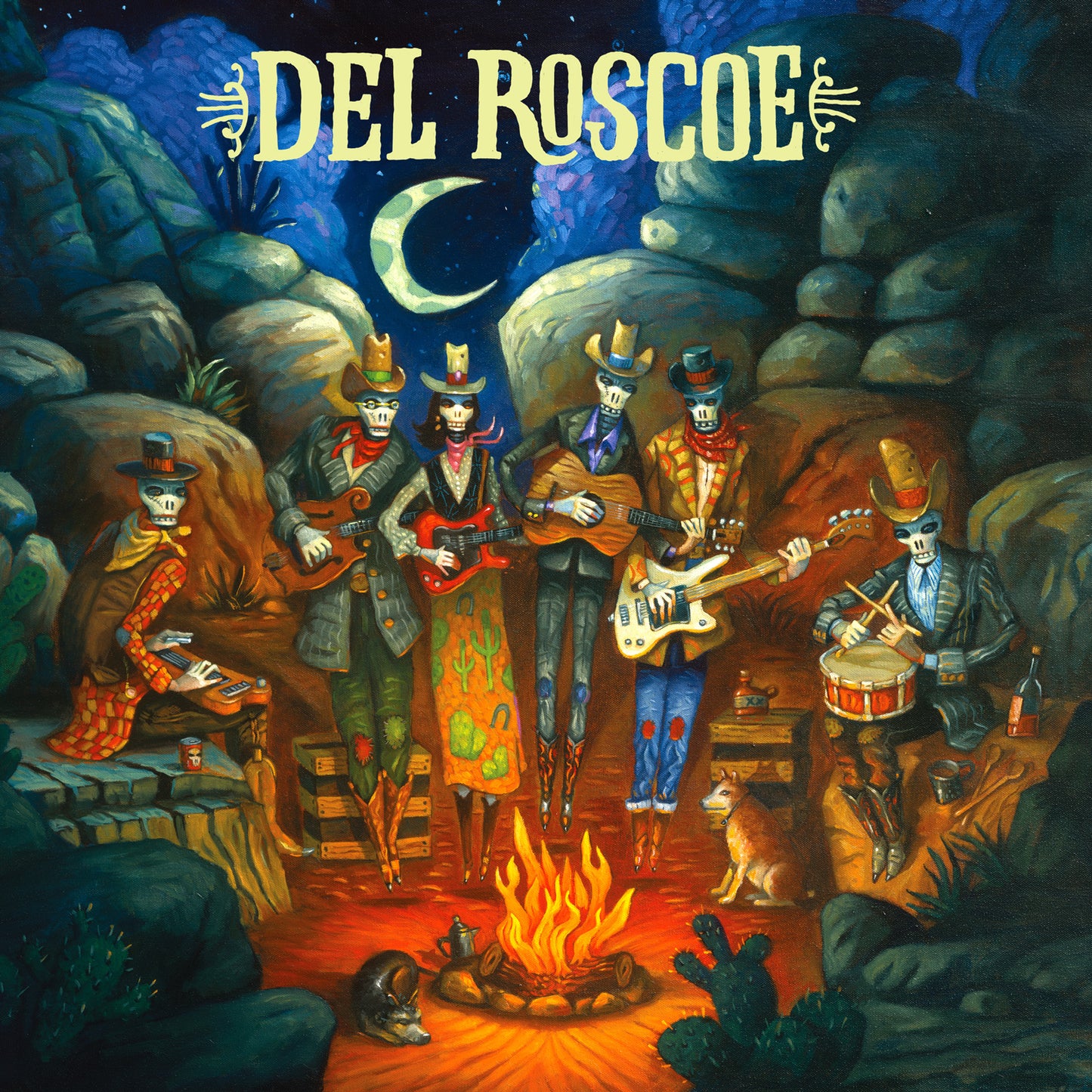 Del Roscoe Vinyl LP - Limited Edition in Transparent Boris Purple