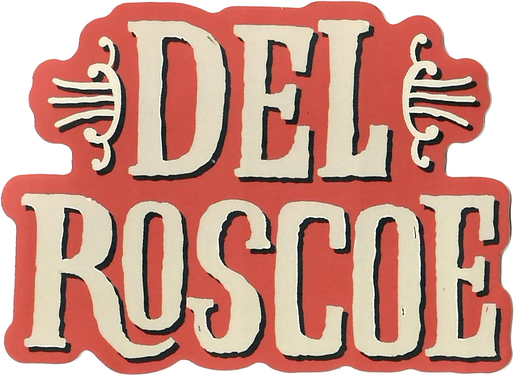 Del Roscoe Logo Sticker