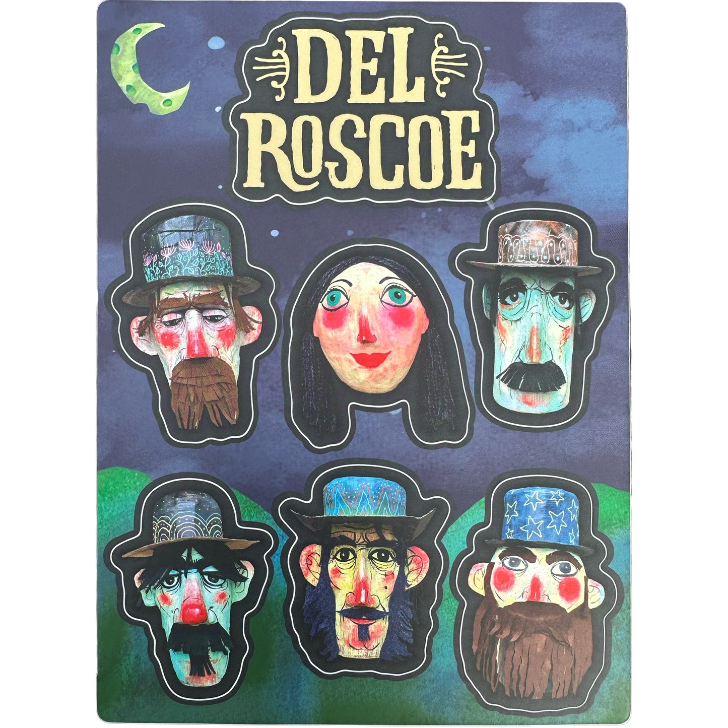 Del Roscoe Sticker Sheet